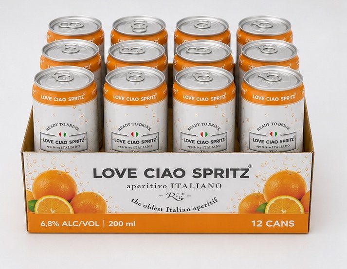 Love Ciao Spritz 200ml— plech 12ks